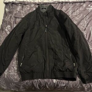 Charles River Apparel Black Windbreaker Jacket